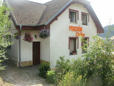 Accommodation nearby lake in the Slovak Paradise in Dedinky.